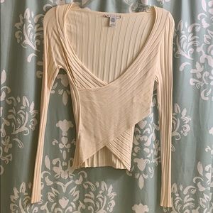 Urban Outfitters Long Sleeve Crop Top